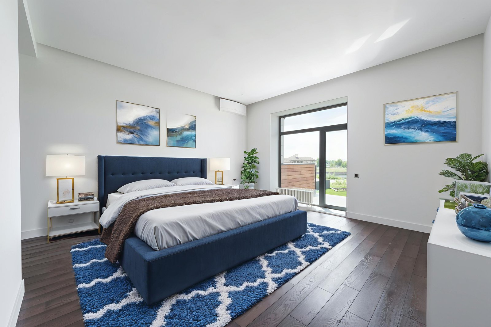 After — staged room